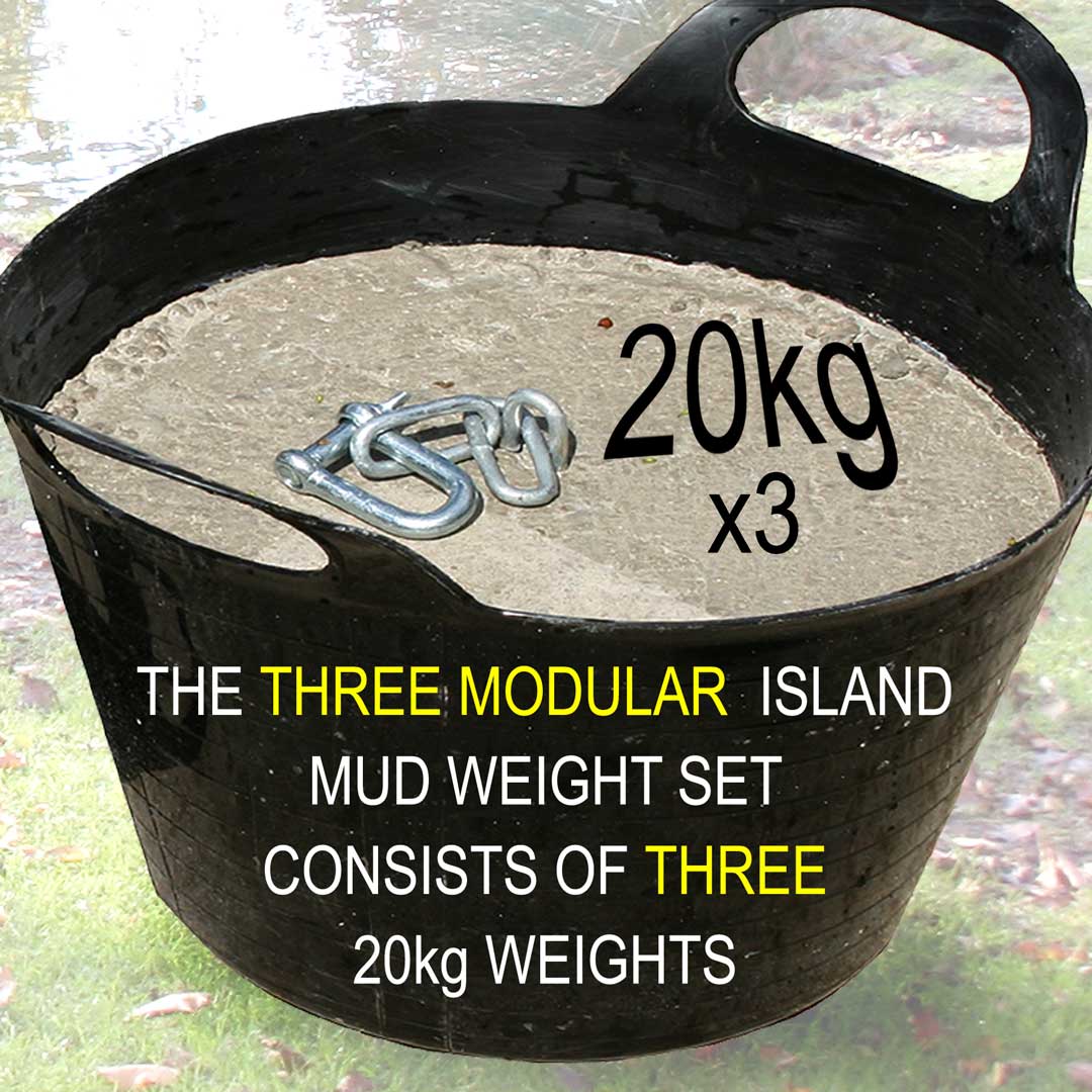3 Module Island Mud Weight Set
