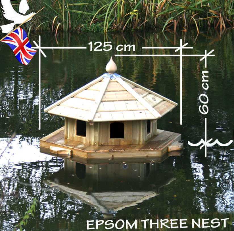 Epsom 3 Nest - Floating Duck Nest