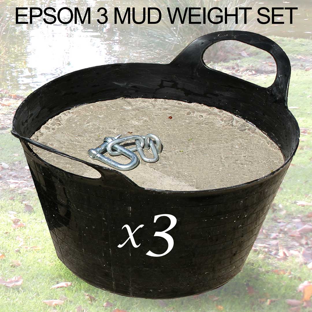 Epsom 3 Nest Mud Weight Set
