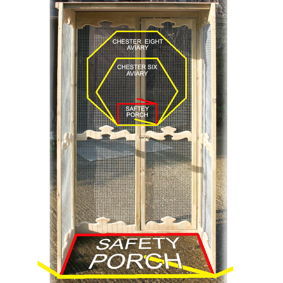 ADD ON - Aviary Internal Safety Porch