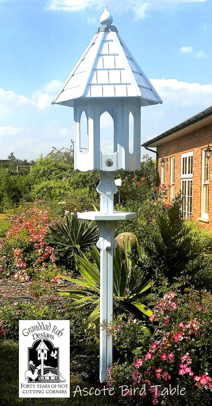 Ascot Painted Wooded Bird Table