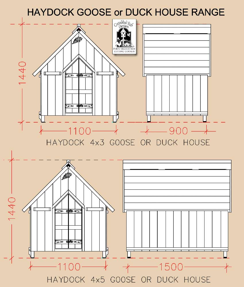 Haydock 4x3 - Goose or Duck House