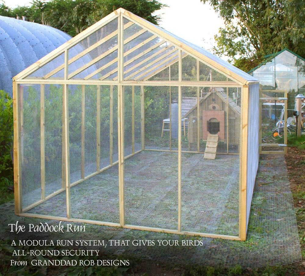 Paddock Runs | Chickens, Ducks Or Geese | Granddad Rob Designs ...