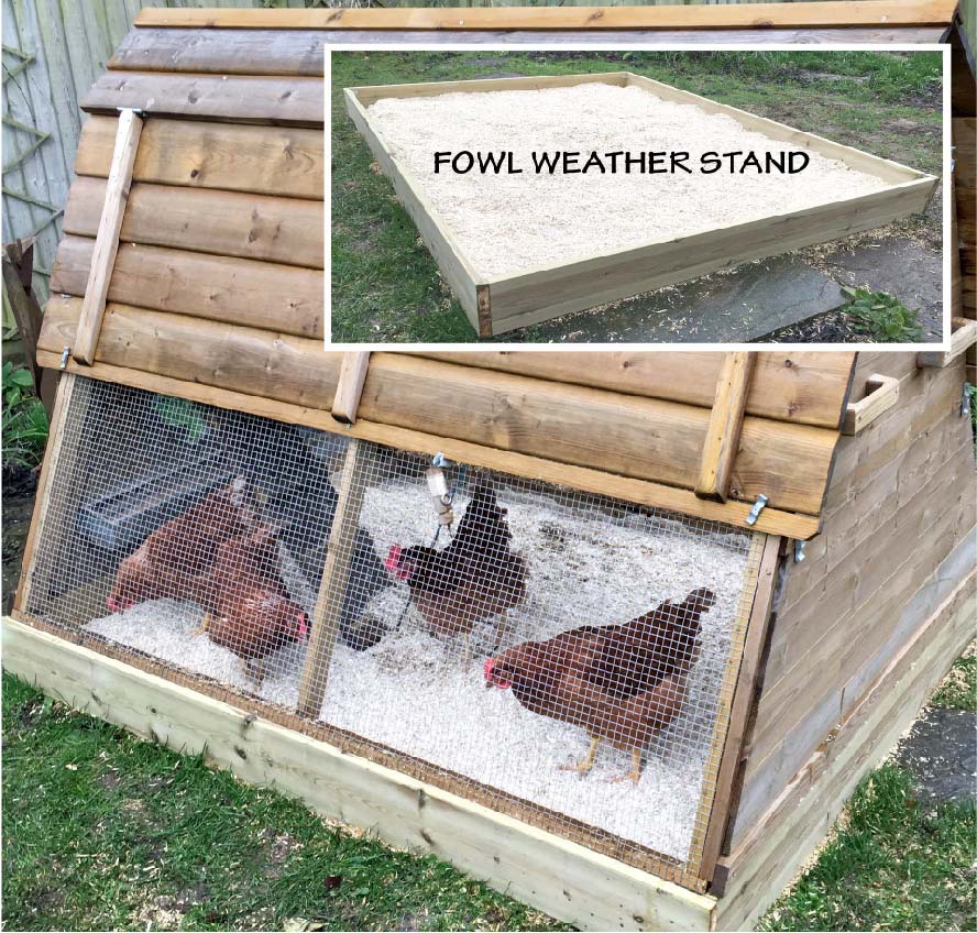 ADD ON - ‘Fowl’ or Fair Weather Stand - Chicken Ark