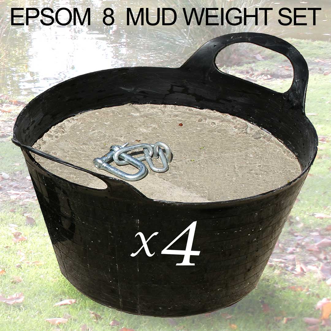 Epsom 8 nest Mud Weight Set