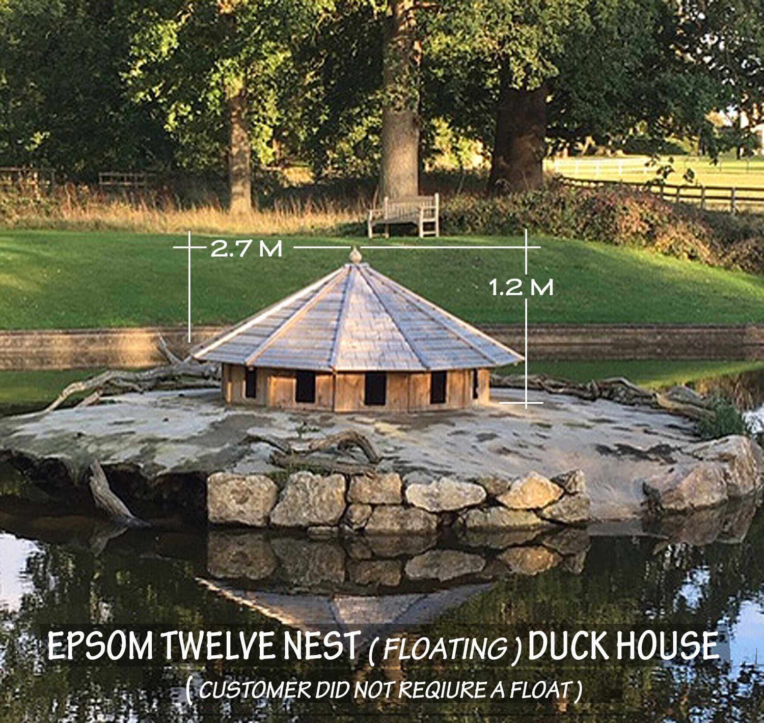 Epsom 12 Nest - Floating Duck Nest