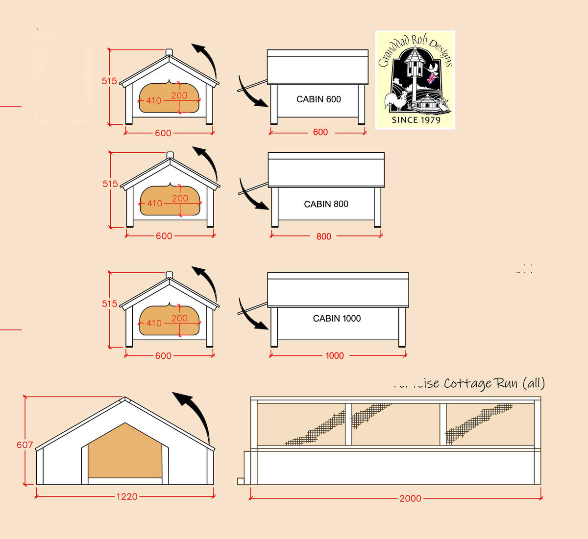 Small Wooden Tortoise Cabin House | Marine Ply | Granddad Rob Designs ...