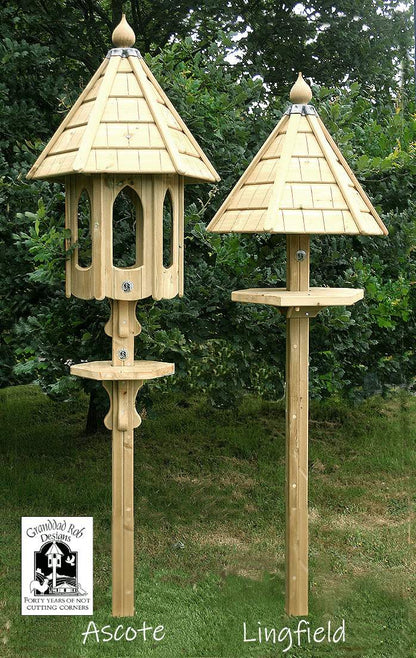 Ascot Natural Wooden Bird Table