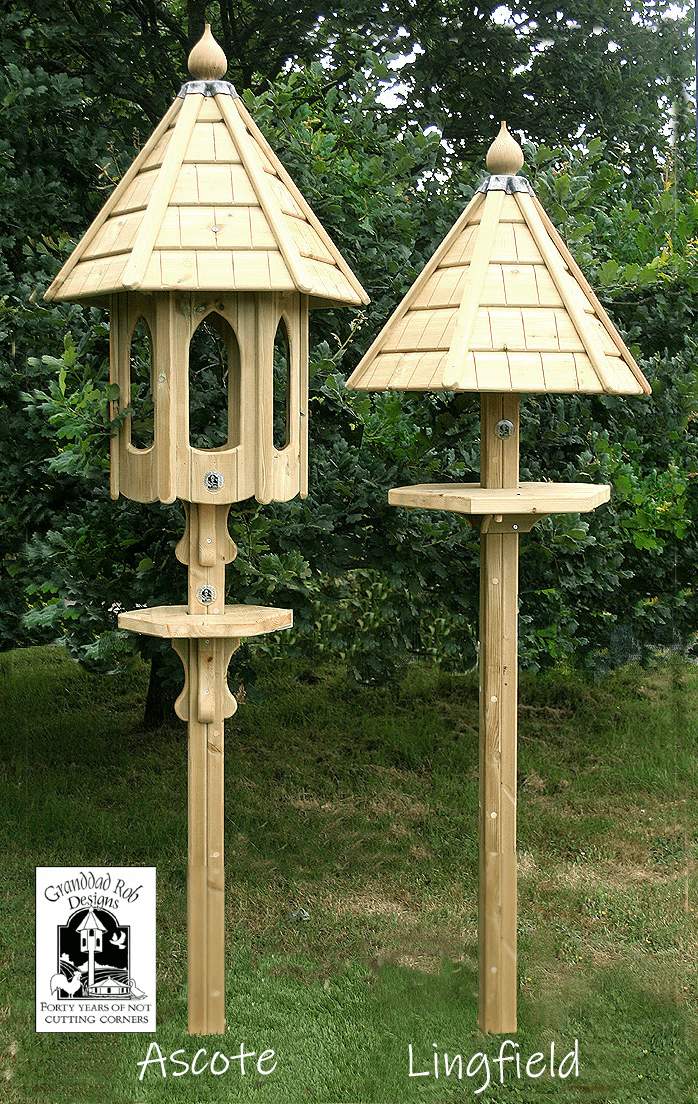 Bird Tables Granddad Rob Shop 40 Years experience Made in the